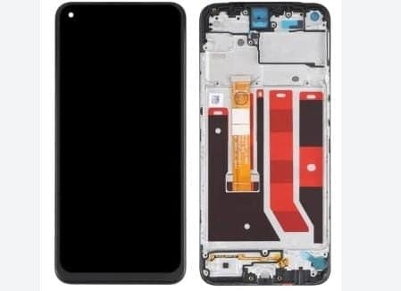 Lcd Display Combo Folder with Frame for Oppo A53S 5G Black - image 1