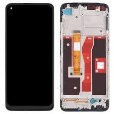 Lcd Display Combo Folder with Frame for Oppo A54 5G Black - image 1
