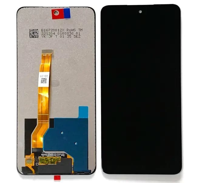 Lcd Display Combo Folder for Realme C55 Black - image 1