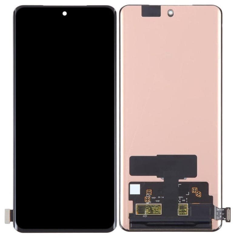 OLED Lcd Display Combo Folder for Oppo Reno 10 Pro 5G Black - image 1