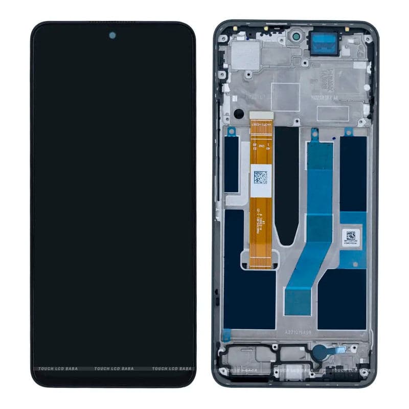 Lcd Display Combo Folder with Frame for Realme 10 Pro 5G Black - image 1
