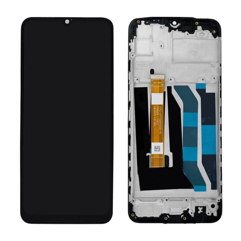 Lcd Display Combo Folder with Frame for Realme 5 Black - image 1