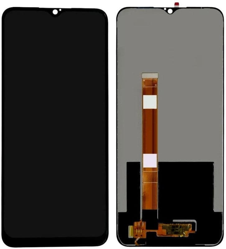 Lcd Display Combo Folder for Realme C3 Black - image 1