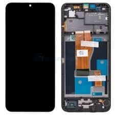 Lcd Display Combo Folder with Frame for Realme C33 Black - image 1