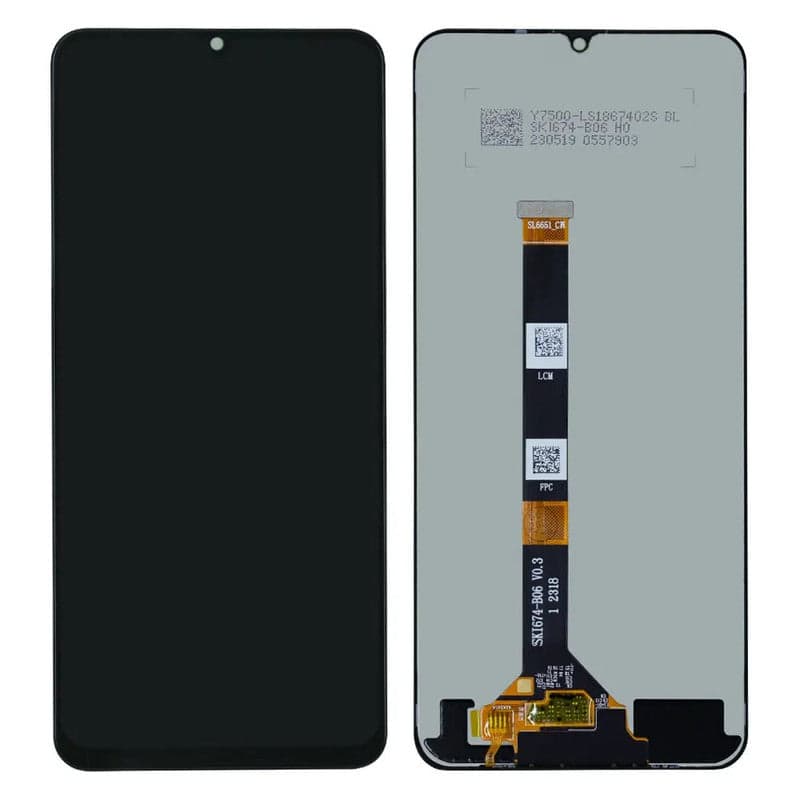 Lcd Display Combo Folder for Realme C61 Black - image 1