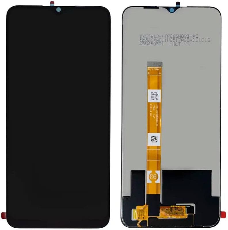 Lcd Display Combo Folder for Realme Narzo 30A Black - image 1