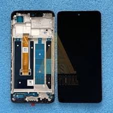 Lcd Display Combo Folder with Frame for Realme Narzo N55 Black - image 1