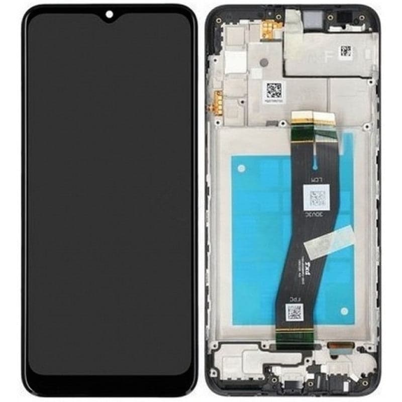 Lcd Display Folder Combo for Samsung Galaxy A02S (With Frame) - image 1