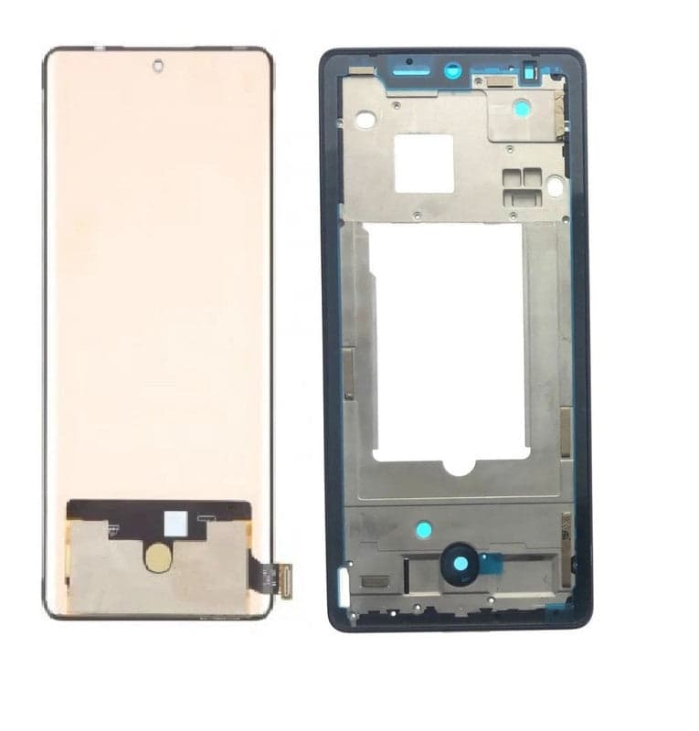 Lcd Display Combo Folder with Frame for Infinix GT 20 Pro X6871 Black - image 1