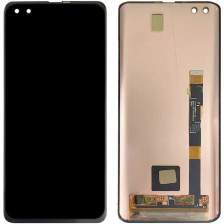 OLED Lcd Display Combo Folder for Tecno Phantom X AC8 Black - image 1