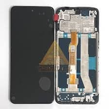 Lcd Display Combo Folder with Frame for Vivo Y28 5G Black - image 1