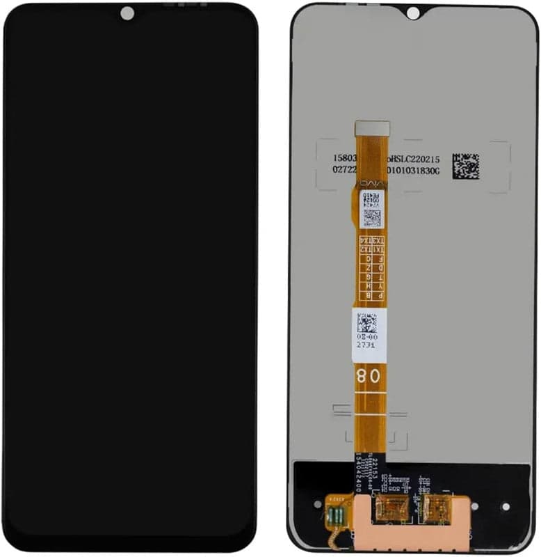 Lcd Display Combo Folder for Vivo Y33s Black - image 1