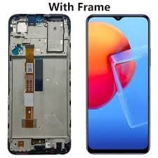Lcd Display Combo Folder with Frame for Vivo Y51 2020 Black - image 1