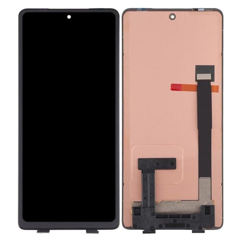 OLED Lcd Display Combo Folder for Motorola Moto Edge 20 Black - image 1