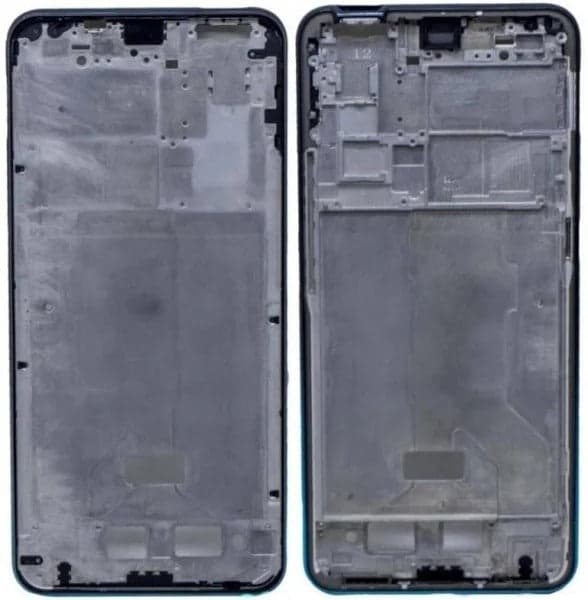 Lcd Frame Middle Chassis for Vivo V15 Black - image 1
