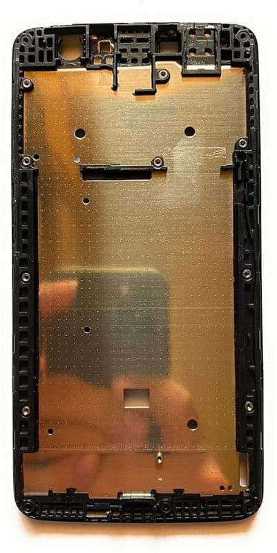 Lcd Frame Middle Chassis for Vivo Y21L Black - image 1