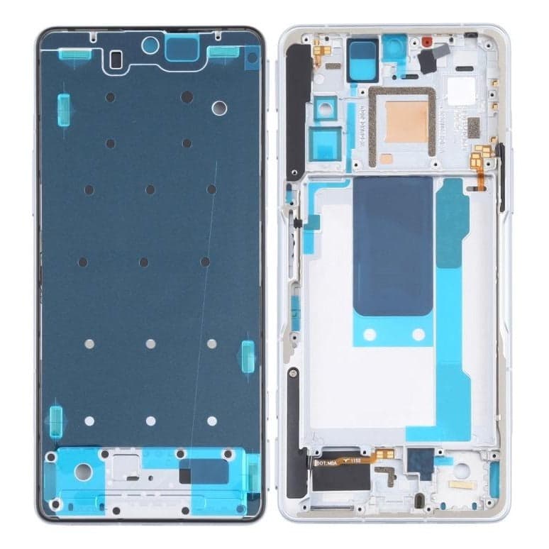 Lcd Display Middle Frame for Xiaomi Redmi K40 Gaming Edition 5G White - image 1
