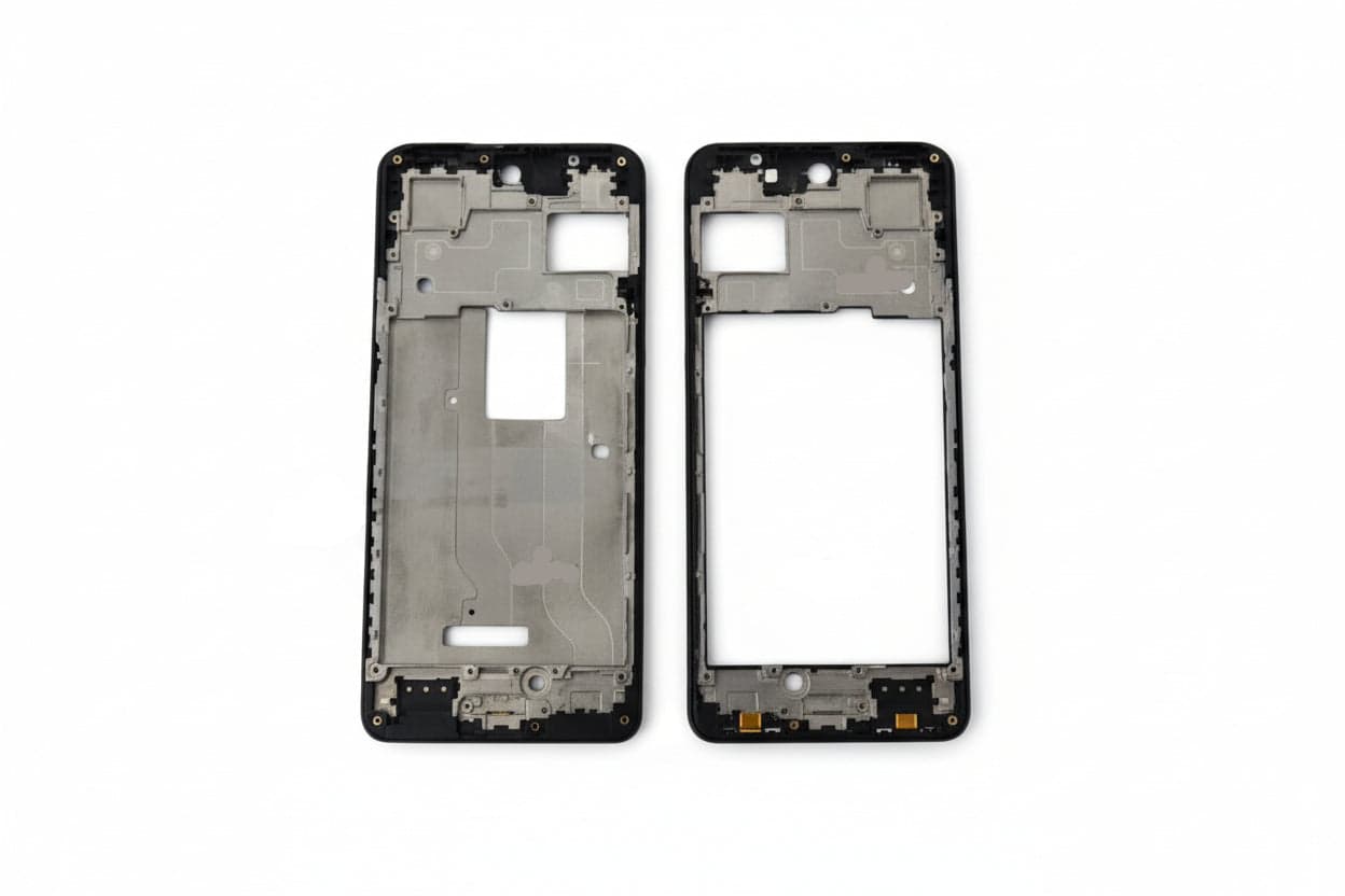 Lcd Frame Middle Chassis for Infinix Note 40X X6838 Black - image 1