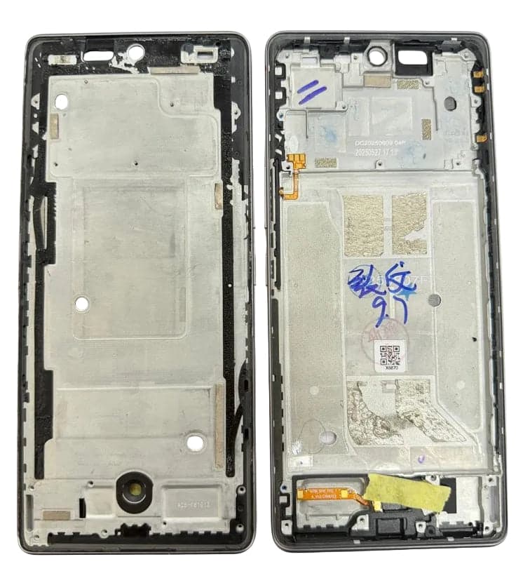 Lcd Frame Middle Chassis for Infinix Note 50s Silver - image 1
