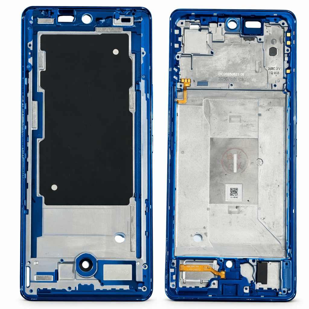 Lcd Frame Middle Chassis for Infinix Note 50s X6870 Blue - image 1