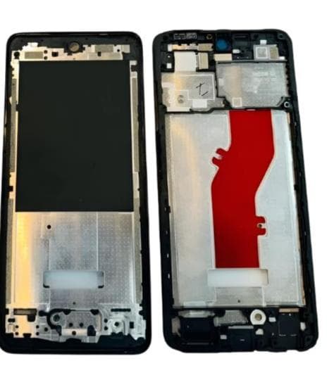 Lcd Frame Middle Chassis for Infinix Smart 8 Pro X6525B Black - image 1