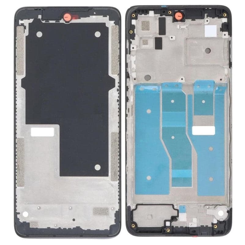 LCD Frame Middle Chassis for Moto G82 Black - image 1
