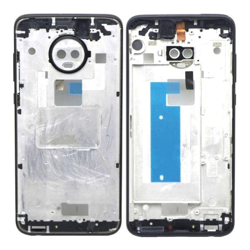 Lcd Frame Middle Chassis for Motorola Moto G7 Black - image 1