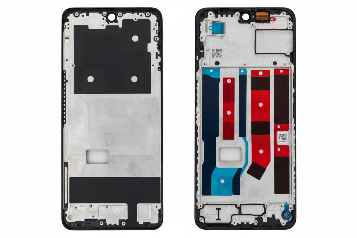 Lcd Frame Middle Chassis for Oppo A3 Pro 5G Black - image 1