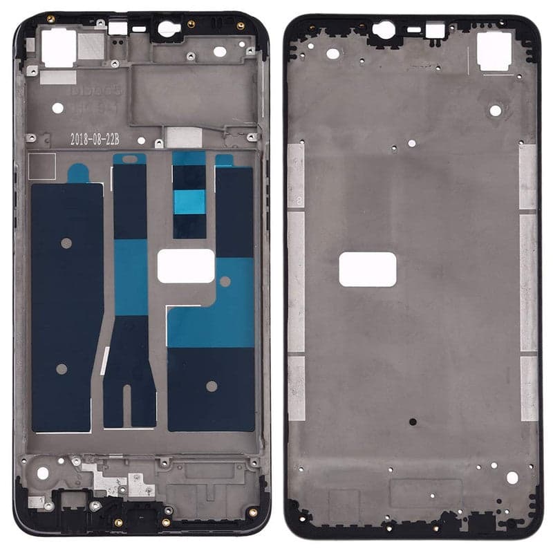 Lcd Frame Middle Chassis for Oppo A3S Black - image 1
