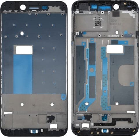 Lcd Frame Middle Chassis for Oppo F3 Black - image 1