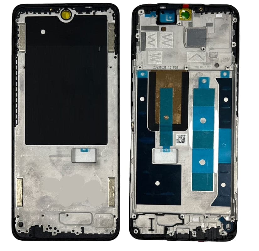 Lcd Frame Middle Chassis for Realme Narzo 70x 5G Black - image 1