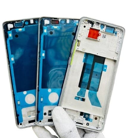Lcd Frame Middle Chassis for Poco X7 Silver - image 1