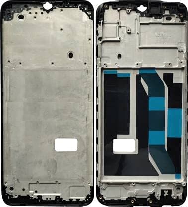 Lcd Frame Middle Chassis for Realme C3 Black - image 1