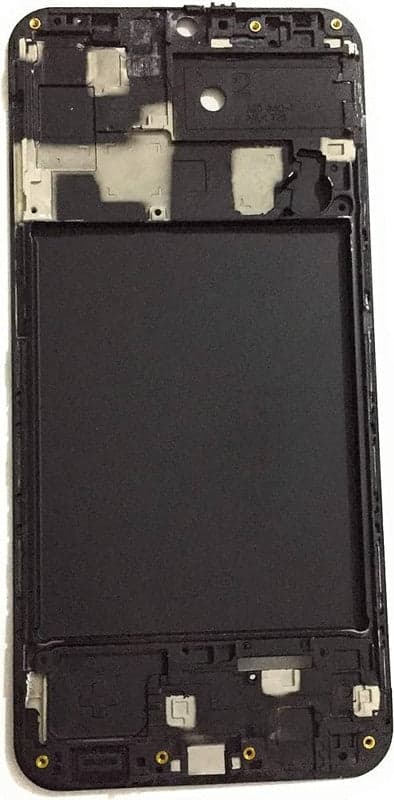 LCD Frame Middle Chassis for Samsung Galaxy A20 Black - image 1