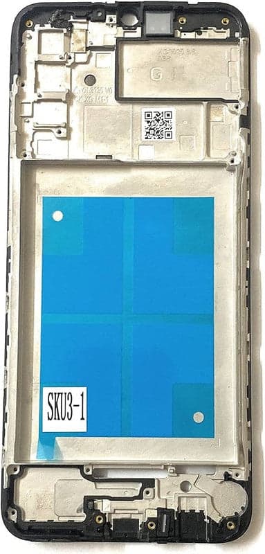 LCD Frame Middle Chassis for Samsung Galaxy M02 Black - image 1