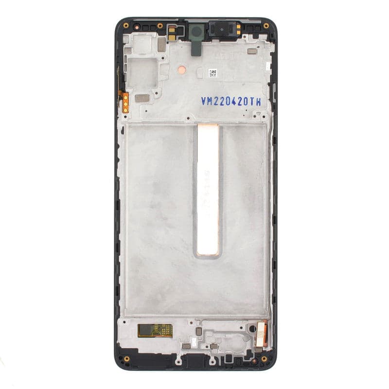 LCD Frame Middle Chassis for Samsung Galaxy M53 Black - image 1
