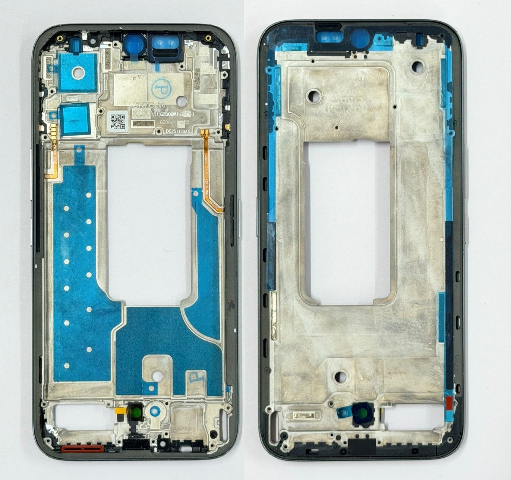 Lcd Frame Middle Chassis for Tecno Camon 50 Ultra CN7C Silver - image 1
