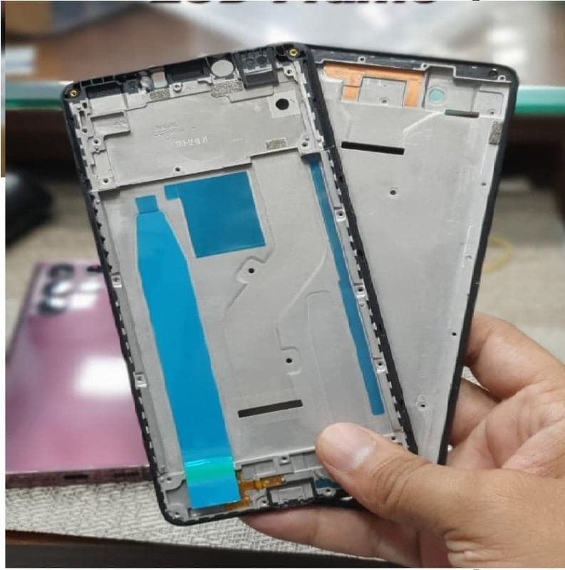 Lcd Frame Middle Chassis for Tecno Pop 2F B1c Black - image 1