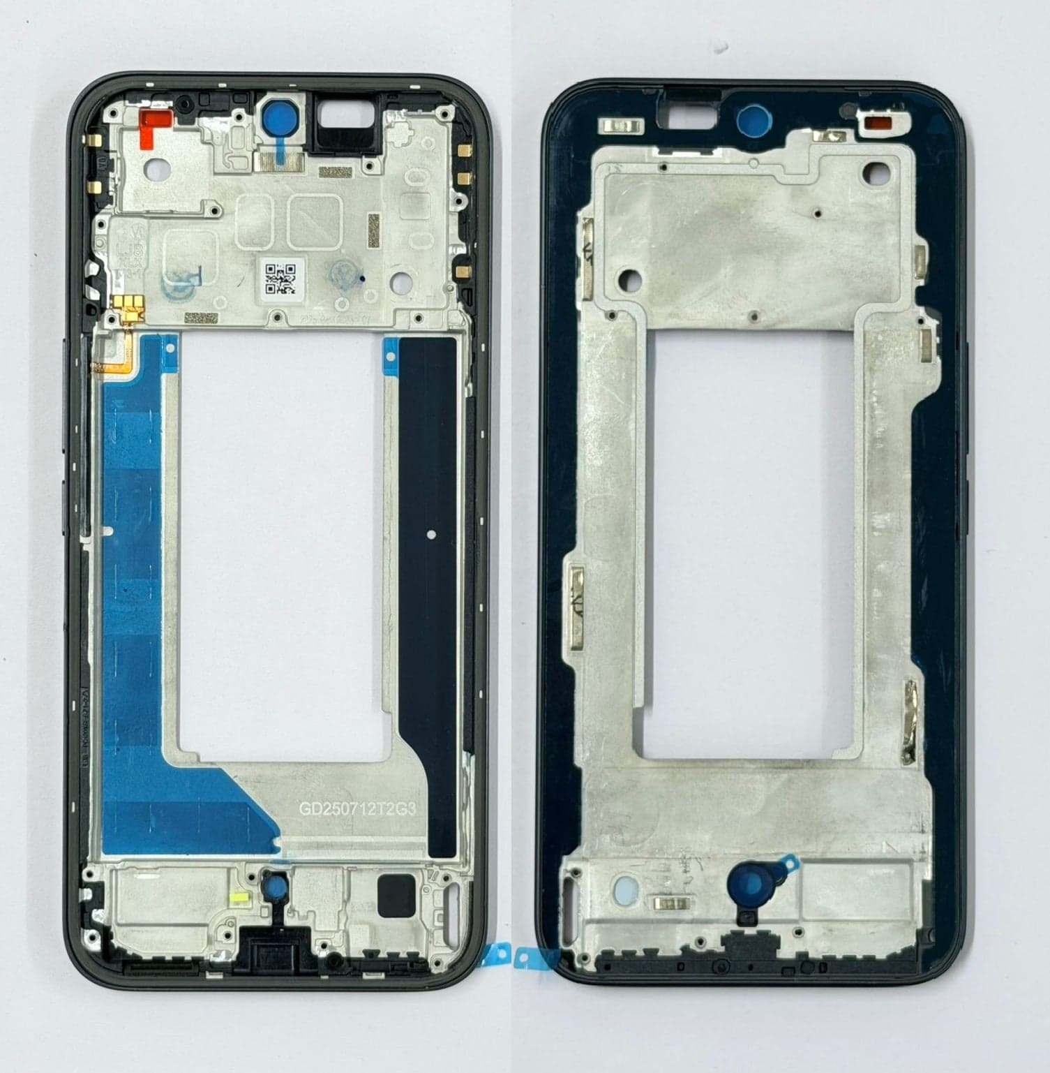Lcd Frame Middle Chassis for Tecno Pova 7 Pro LJ8 Black - image 1