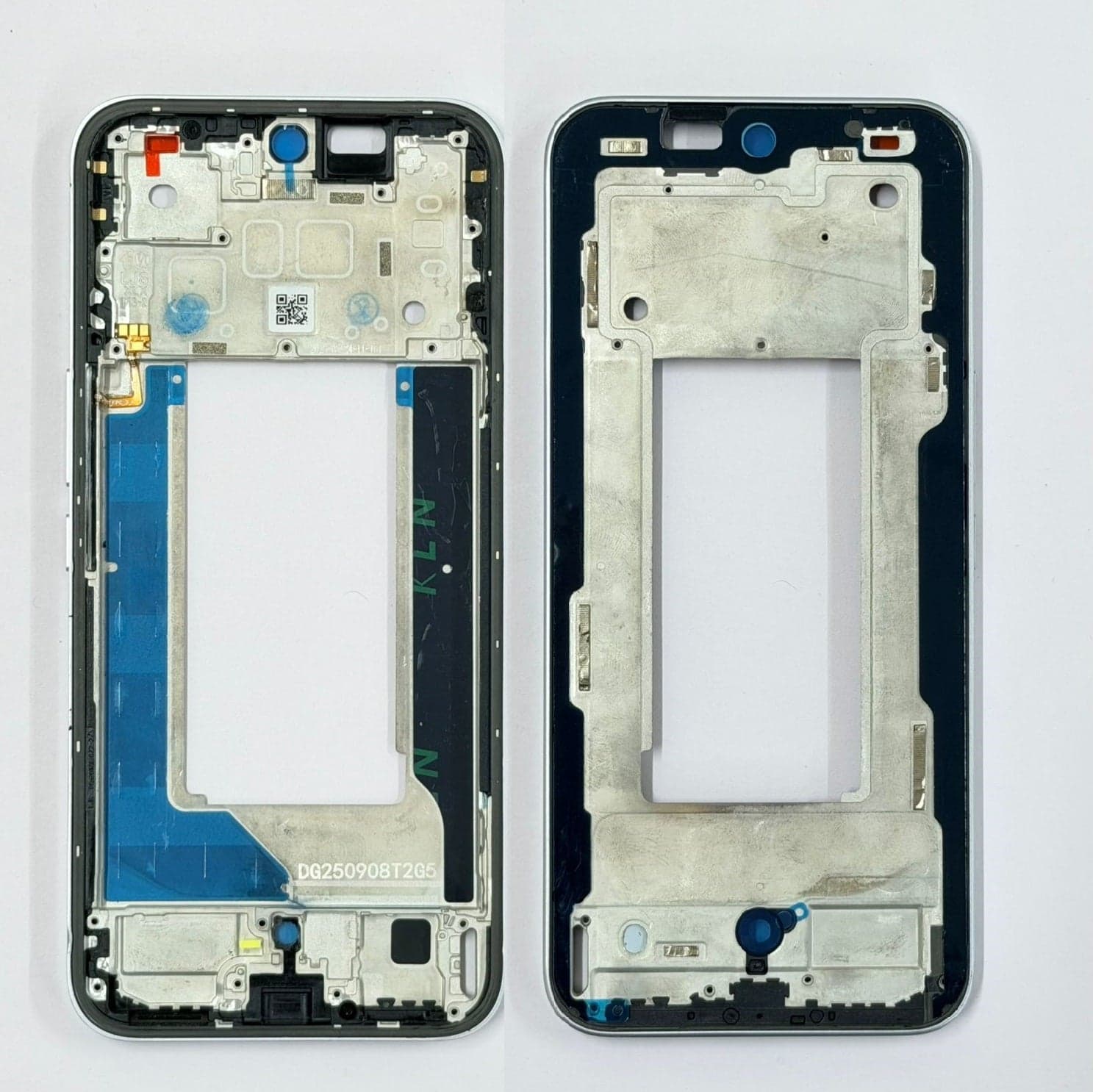 Lcd Frame Middle Chassis for Tecno Pova 7 Pro LJ8 White - image 1