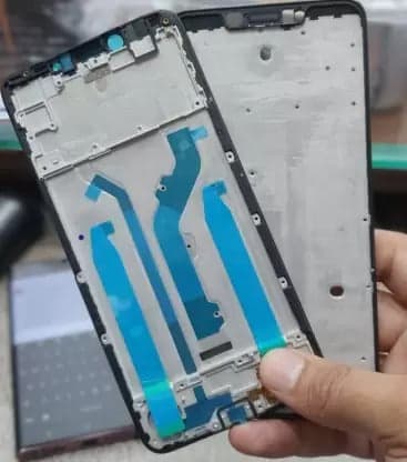 Lcd Frame Middle Chassis for Tecno Spark 3 KB7 Black - image 1