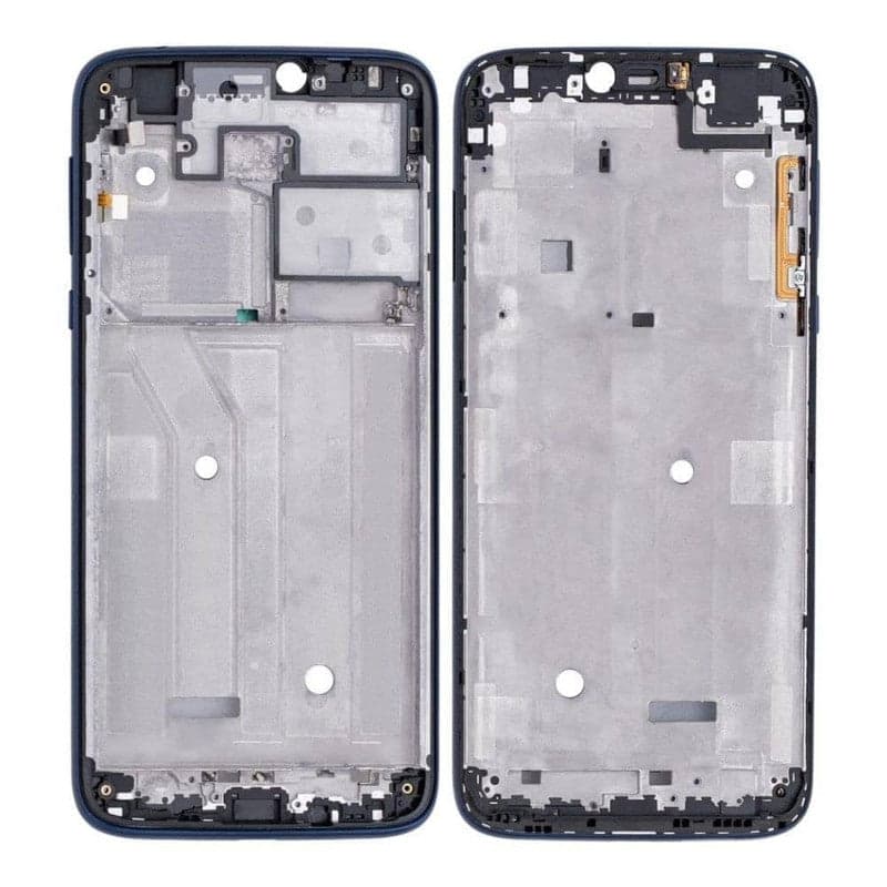 Lcd Frame Middle Chessis for Moto G72 Black - image 1