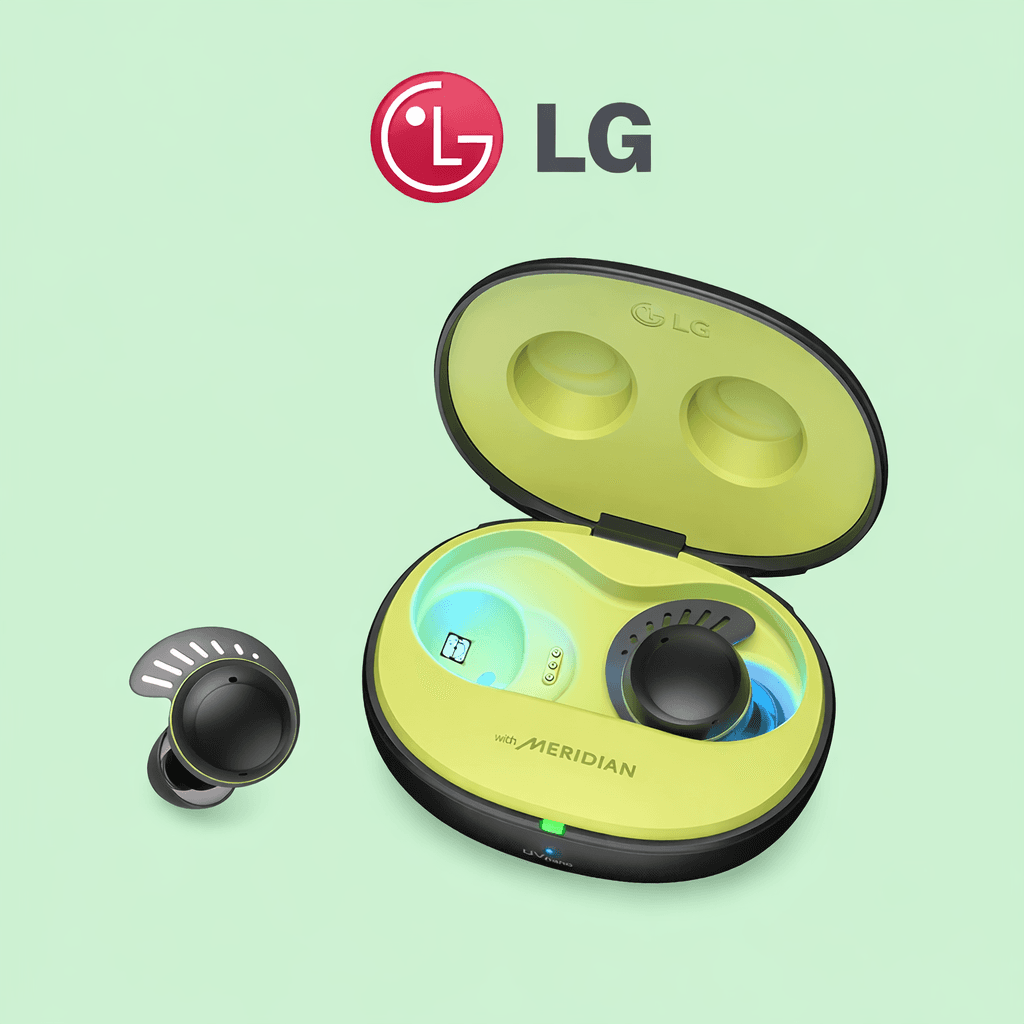LG Tone Free Fit TF7Q Replacement Left/Right Earbud & Charging Case β Black / Left Side - image 1