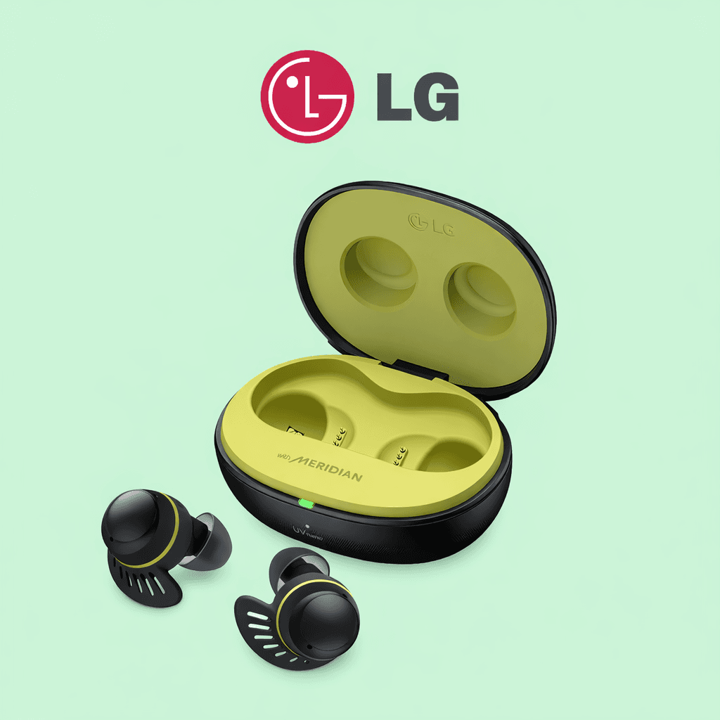 LG Tone Free Fit TF8 Replacement Left/Right Earbud & Charging Case β Black / Left Side - image 1