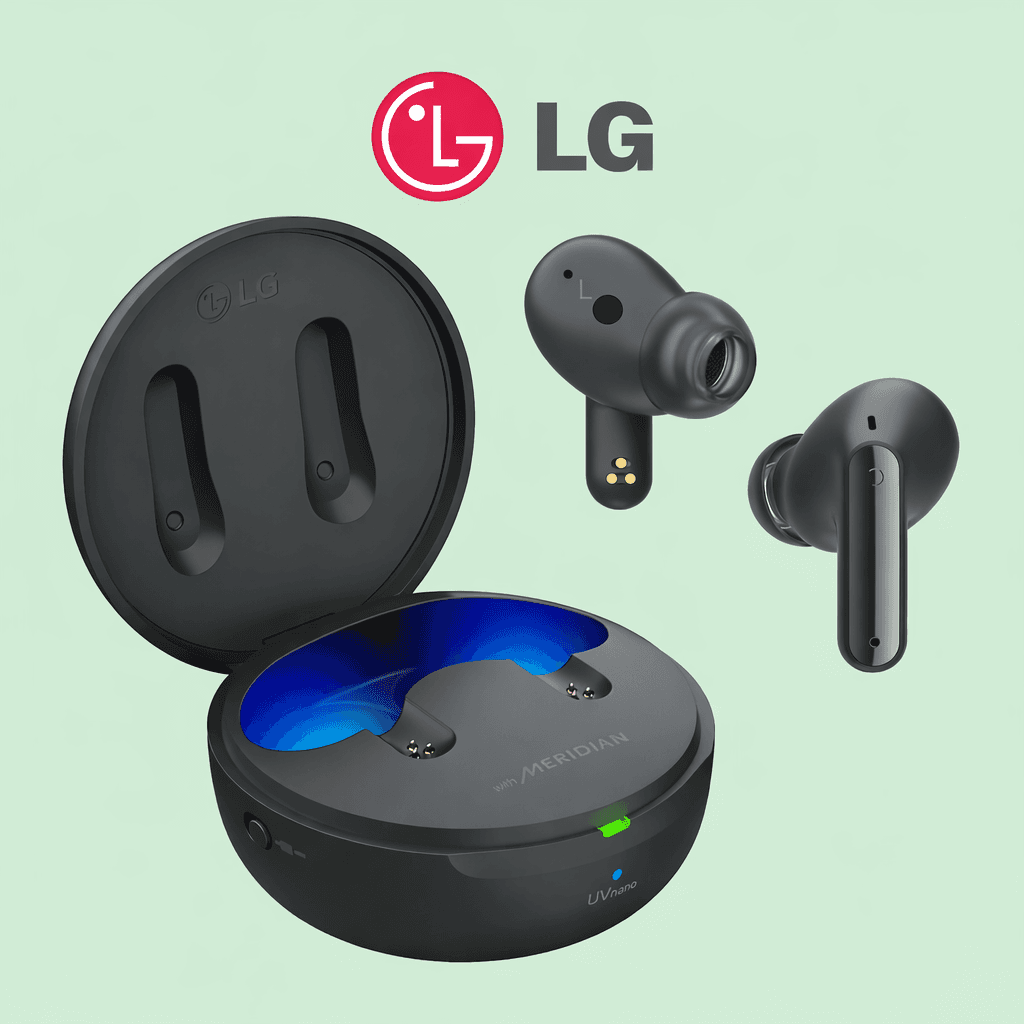 LG Tone Free FP6 Replacement Left/Right Earbud & Charging Case β White / Left Side - image 1