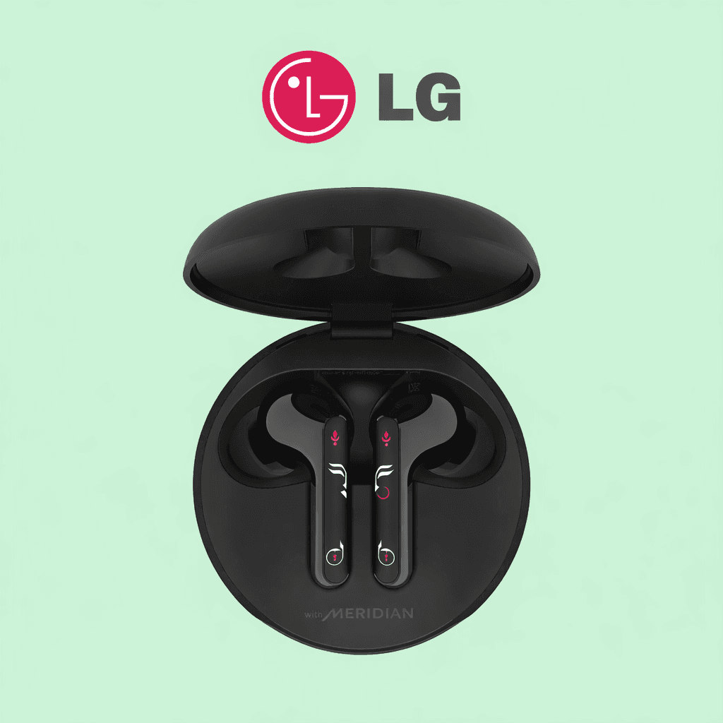 LG Tone Free HBS-FN5U Replacement Left/Right Earbud & Charging Case β Black / Left Side - image 1
