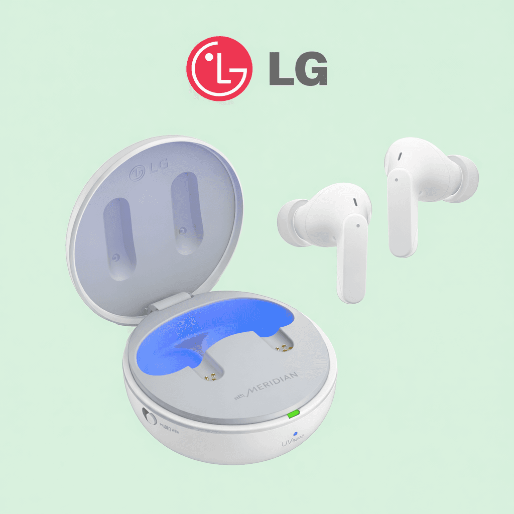 LG Tone Free T60Q Replacement Left/Right Earbud & Charging Case β White / Left Side - image 1