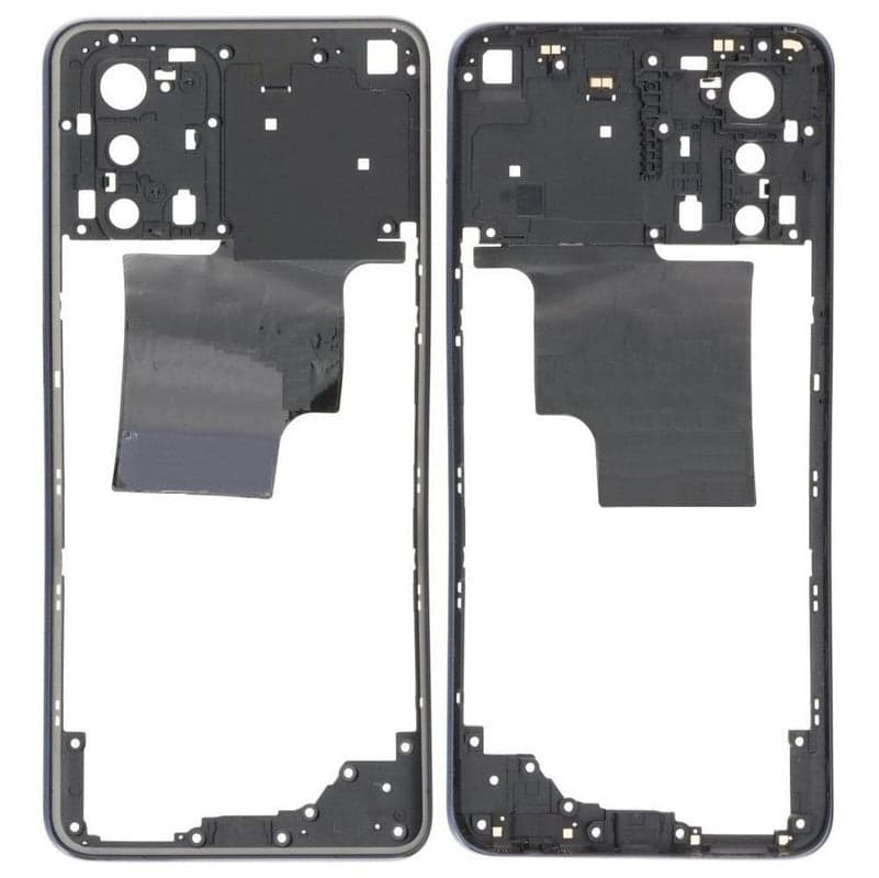 Middle Ring Outer Frame for Oppo A93 5G Silver - image 1