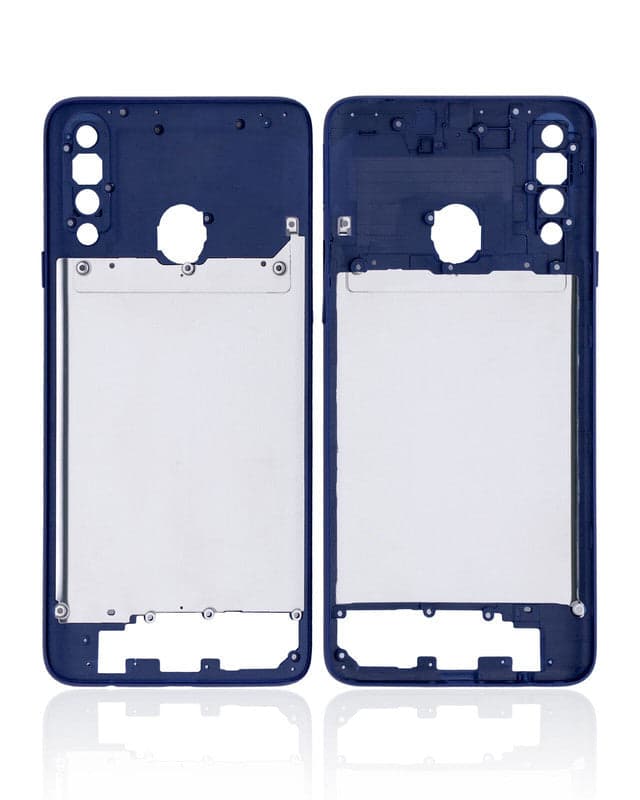 Middle Ring Outer Frame for Samsung Galaxy A20S Blue - image 1