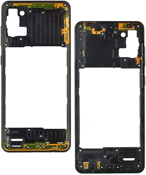 Middle Ring Outer Frame for Samsung Galaxy A31 Black - image 1